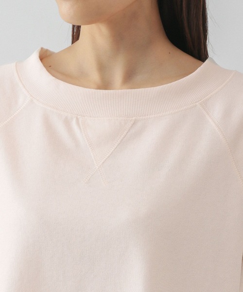 GLOBAL WORK（グローバルワーク）の「乾きやすいラグラン6分袖/579375（Tシャツ/カットソー・レディース・レッド/ナチュラル/ネイビー/スミクロ/ピンク/ライトグレー・MEDIUM/LARGE）」の21枚目の写真