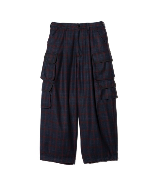 Asymmetry Cargo Tweed Pants / アシンメトリーカーゴツイードパンツ