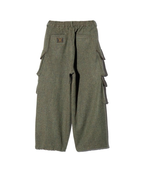 Asymmetry Cargo Tweed Pants / アシンメトリーカーゴツイードパンツ