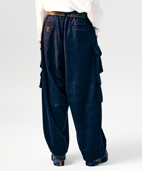 Asymmetry Cargo Tweed Pants / アシンメトリーカーゴツイードパンツ