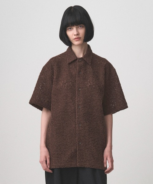 Juha（ユハ）の「FEATHER LACE S/S SHIRT（シャツ/ブラウス・メンズ・ナチュラル/ブラウン・3/4）」の2枚目の写真