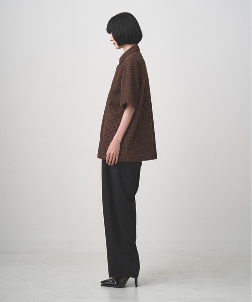 Juha（ユハ）の「FEATHER LACE S/S SHIRT（シャツ/ブラウス・メンズ・ナチュラル/ブラウン・3/4）」の6枚目の写真