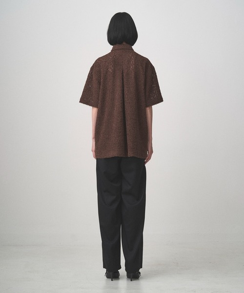 Juha（ユハ）の「FEATHER LACE S/S SHIRT（シャツ/ブラウス・メンズ・ナチュラル/ブラウン・3/4）」の7枚目の写真