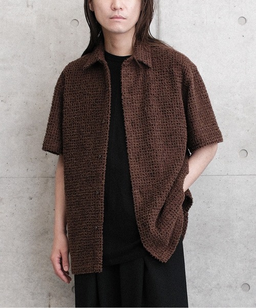 Juha（ユハ）の「FEATHER LACE S/S SHIRT（シャツ/ブラウス・メンズ・ナチュラル/ブラウン・3/4）」の11枚目の写真