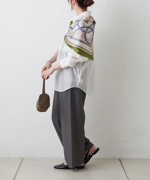 COLONY 2139(コロニートゥーワンスリーナイン)の「スカーフベルト柄 70×70(バンダナ/スカーフ・レディース・オレンジ/オリーブ・FREE)」の20枚目の写真