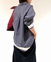 Q | リブドッキングシャツ(シャツ/ブラウス)