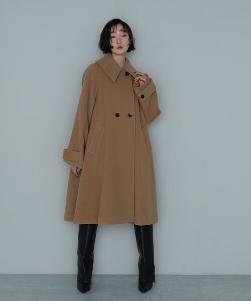 EMMEL REFINES＞EM ビッグカラー テント コート（ステンカラーコート