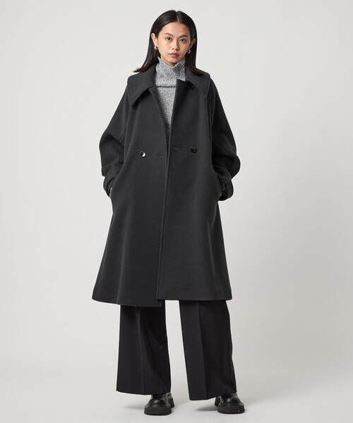 レトロコート EMMEL REFINES＞EM ビッグカラー テント コート（ステンカラーコート