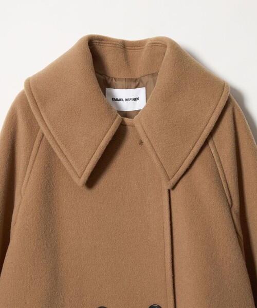 EMMEL REFINES＞EM ビッグカラー テント コート（ステンカラーコート