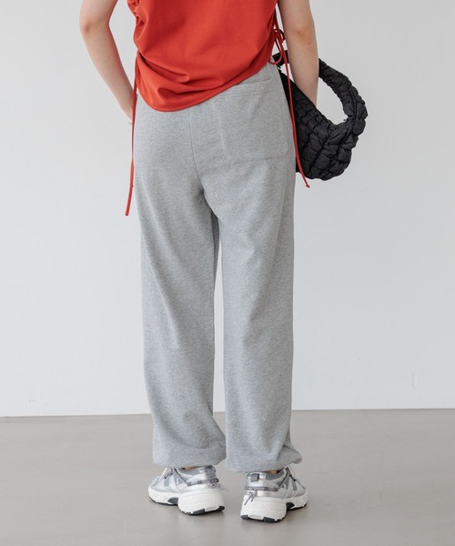 BAYFLOW（ベイフロー）の「スウェットJOGパンツ（スウェットパンツ・レディース・アイボリー/オフホワイト/グレー/ネイビー・FREE）」の13枚目の写真