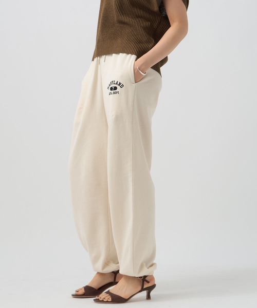 BAYFLOW（ベイフロー）の「スウェットJOGパンツ（スウェットパンツ・レディース・アイボリー/オフホワイト/グレー/ネイビー・FREE）」の17枚目の写真