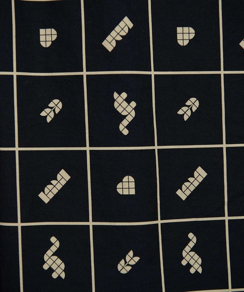 I am I in fact...（アイアムアイインファクト）の「●BLOCK TILE CHECK ワンピース（ワンピース・レディース・ブラック/ベージュ・FREE）」の3枚目の写真