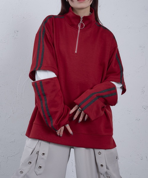 Elino Loset 2wayショルダートラックハーフジップPO Mサイズ Ellno Loset（エルノロゼット）の「【Ryoooコラボ】2wayショルダー