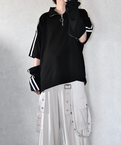 Elino Loset 2wayショルダートラックハーフジップPO Mサイズ Ellno Loset（エルノロゼット）の「【Ryoooコラボ】2wayショルダー