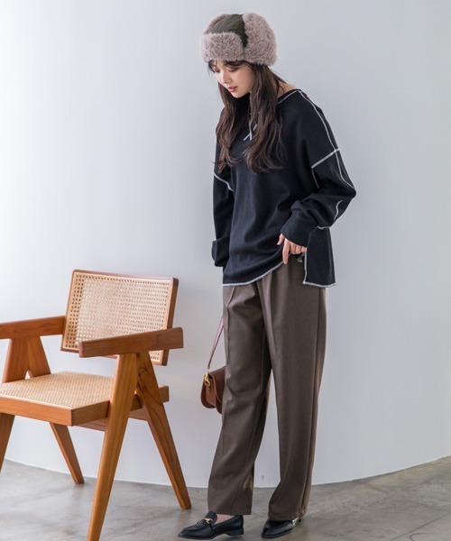 polcadot（ポルカドット）の「NYLON FLIGHT CAP/ナイロンフライトキャップ（キャップ・レディース・ベージュ/ブラック/カーキ・FREE）」の5枚目の写真