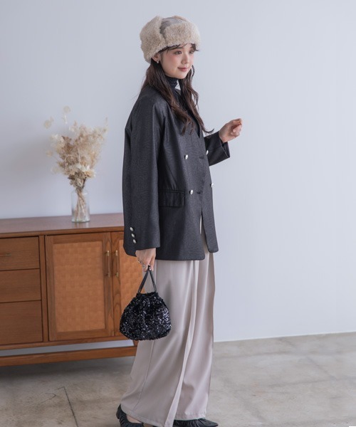 polcadot（ポルカドット）の「NYLON FLIGHT CAP/ナイロンフライトキャップ（キャップ・レディース・ベージュ/ブラック/カーキ・FREE）」の17枚目の写真