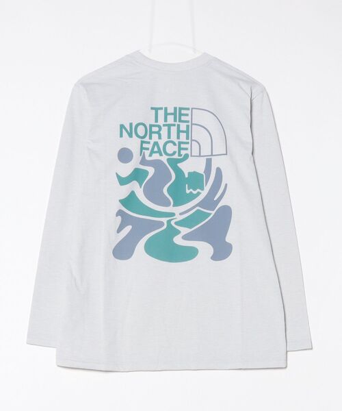 THE NORTH FACE(ザノースフェイス)の「ザ ノース フェイス THE NORTH FACE L/S ES Climbing Logo Tee_ロングスリーブイーエスクライミングロゴティー(Tシャツ/カットソー・メンズ・ネイビー/ブラウン/グレー・LL/L/M/S)」の4枚目の写真