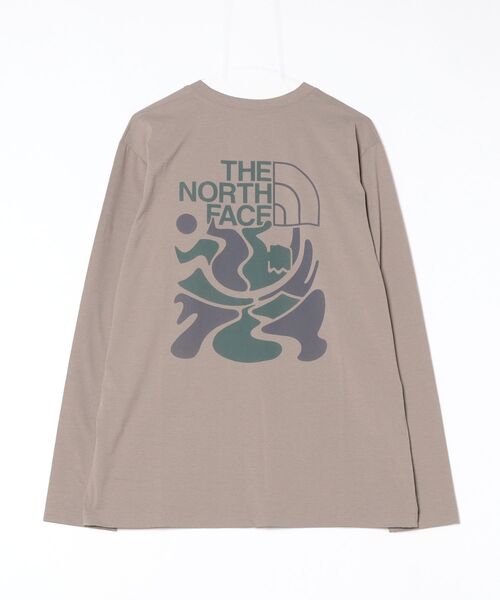 THE NORTH FACE(ザノースフェイス)の「ザ ノース フェイス THE NORTH FACE L/S ES Climbing Logo Tee_ロングスリーブイーエスクライミングロゴティー(Tシャツ/カットソー・メンズ・ネイビー/ブラウン/グレー・LL/L/M/S)」の5枚目の写真