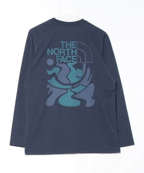 THE NORTH FACE(ザノースフェイス)の「ザ ノース フェイス THE NORTH FACE L/S ES Climbing Logo Tee_ロングスリーブイーエスクライミングロゴティー(Tシャツ/カットソー・メンズ・ネイビー/ブラウン/グレー・LL/L/M/S)」の6枚目の写真