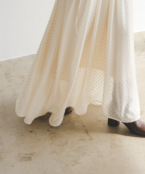 Noble(ノーブル)の「ラメカットジャガード2wayワンピース(ワンピース・レディース・ブラック/ベージュ・FREE)」の11枚目の写真