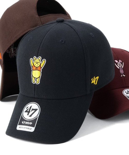 47BRANDフォーティーセブン MVPキャップ ディズニーコラボ くまのプー
