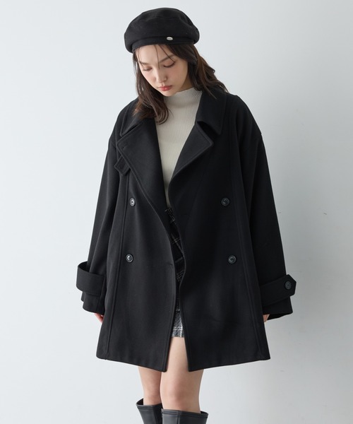 マスナダ　masnada トレンチコート 黒 リネン製　クリーニング済み オーバーサイズトレンチコート | ファッション通販サイト NUGU