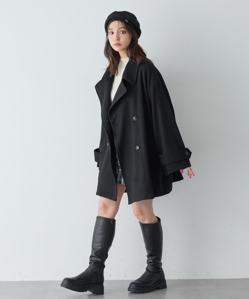 INGNI(イング)の「【WEB限定】ミディ丈トレンチコート(トレンチコート・レディース・ブラック/グレー系その他/アイボリー・M)」の18枚目の写真