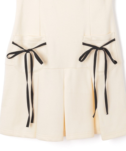 M DOLLY(エムドリー)の「*M DOLLY original* sweat pleats Luce set dress/スウェットプリーツルーチェセットドレス(ワンピース・レディース・ブラック/アイボリー・FREE)」の22枚目の写真