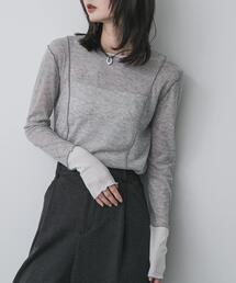 レイヤードメローTシャツ