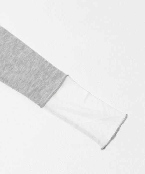 SENSE OF PLACE by URBAN RESEARCH（センスオブプレイスバイアーバンリサーチ）の「レイヤードメローTシャツ（Tシャツ/カットソー・レディース・イエロー/チャコールグレー/ライトグレー・ONE）」の22枚目の写真