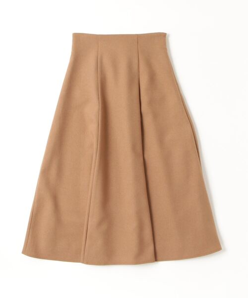 TRUDEA（トルディア）の「ウール調カルゼハギフレアスカート（スカート・レディース・ネイビー/ベージュ/ブラウン/キャメル/チャコールグレー・SMALL/MEDIUM/LARGE）」の4枚目の写真
