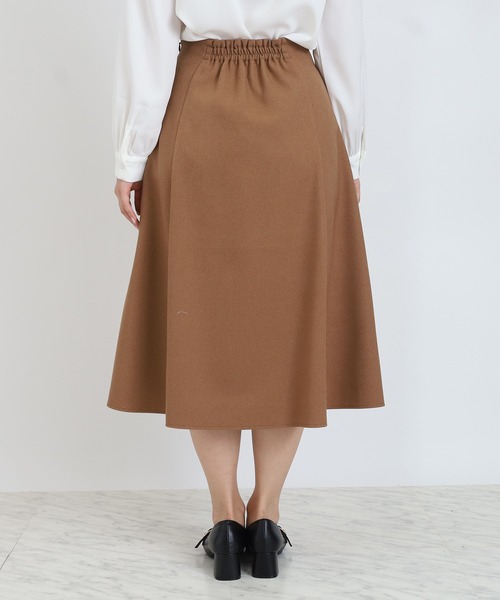 TRUDEA（トルディア）の「ウール調カルゼハギフレアスカート（スカート・レディース・ネイビー/ベージュ/ブラウン/キャメル/チャコールグレー・SMALL/MEDIUM/LARGE）」の20枚目の写真