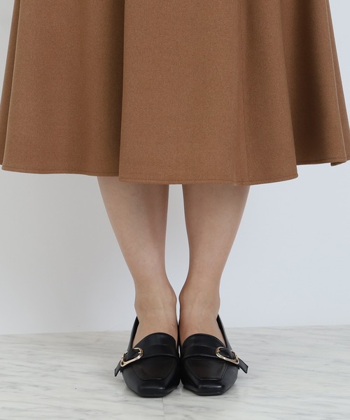 TRUDEA（トルディア）の「ウール調カルゼハギフレアスカート（スカート・レディース・ネイビー/ベージュ/ブラウン/キャメル/チャコールグレー・SMALL/MEDIUM/LARGE）」の21枚目の写真