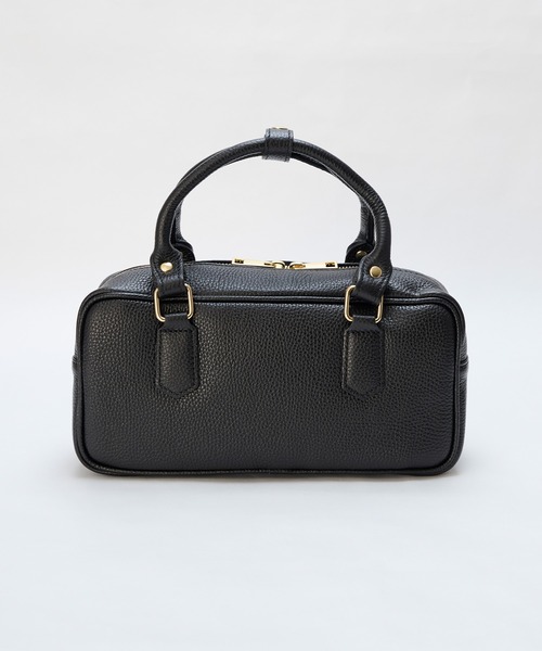 AULENTTI（オウレンティ）の「【AULENTTI】2WAYレザーボストンバッグ（ボストンバッグ・レディース・キャメル/ブラック・FREE）」の6枚目の写真