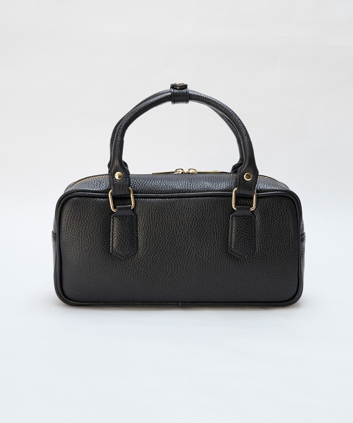 AULENTTI（オウレンティ）の「【AULENTTI】2WAYレザーボストンバッグ（ボストンバッグ・レディース・キャメル/ブラック・FREE）」の8枚目の写真