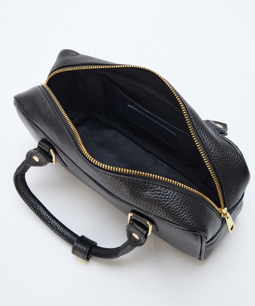 AULENTTI（オウレンティ）の「【AULENTTI】2WAYレザーボストンバッグ（ボストンバッグ・レディース・キャメル/ブラック・FREE）」の12枚目の写真