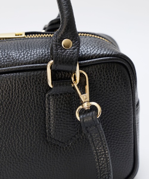 AULENTTI（オウレンティ）の「【AULENTTI】2WAYレザーボストンバッグ（ボストンバッグ・レディース・キャメル/ブラック・FREE）」の14枚目の写真