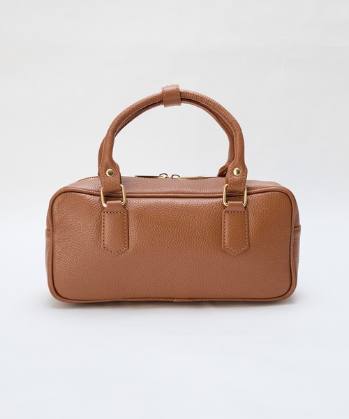 AULENTTI（オウレンティ）の「【AULENTTI】2WAYレザーボストンバッグ（ボストンバッグ・レディース・キャメル/ブラック・FREE）」の21枚目の写真