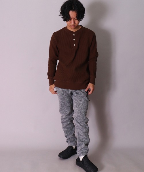 JEMORGAN(ジェーイーモーガン)の「(LK)【JEMORGAN】ニットフリース クライミングパンツ(その他パンツ・メンズ・杢グレー/チャコールグレー・L/M/XL)」の7枚目の写真