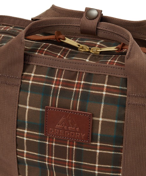 GREGORY(グレゴリー)の「ボートトートS BOAT TOTE S ウッドランドプラッド(トートバッグ・メンズ・ブラウン系その他・ONE SIZE)」の4枚目の写真