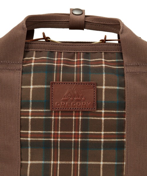 GREGORY(グレゴリー)の「ボートトートS BOAT TOTE S ウッドランドプラッド(トートバッグ・メンズ・ブラウン系その他・ONE SIZE)」の3枚目の写真