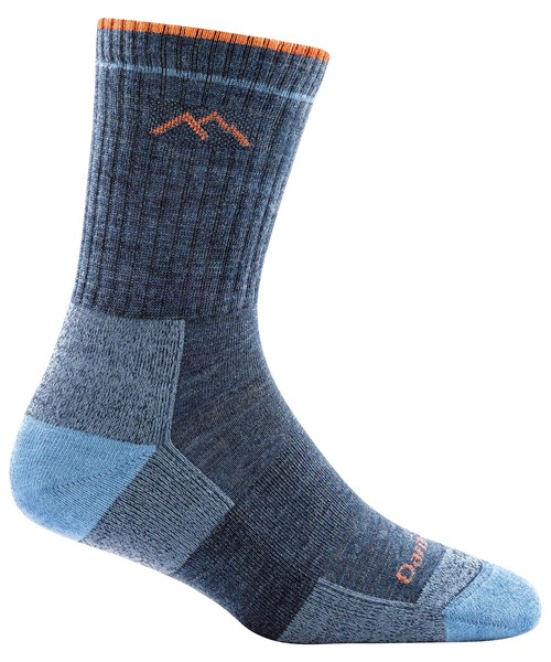 DARN TOUGH VERMONT（ダーンタフバーモント）の「【MADE IN USA】 DARN TOUGH ダーンタフ Ws 1903 マイクロクルー クッション（ソックス/靴下・レディース・ホワイト×グリーン/ブラック/モスグリーン/ダークグレー/ライトブルー/プラム/インディゴブルー/エメラルド/ブラック系その他/ライトグレー/ダークブルー/ダークネイビー/セージグリーン/ダークグリーン/レディッシュグレー/ホワイト/ライトインディゴブルー・SMALL）」の22枚目の写真