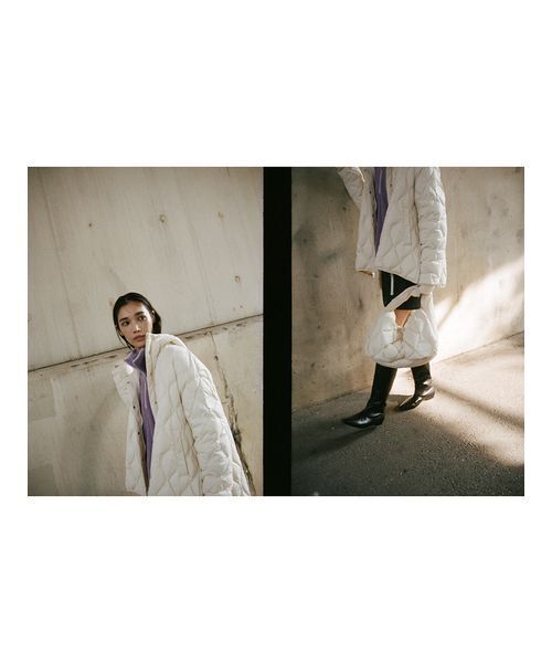 emmi（エミ）の「【emmi×TAION】キルティングショルダーバッグ（ショルダーバッグ・レディース・ブラック/アイボリー/ブラウン・F）」の8枚目の写真