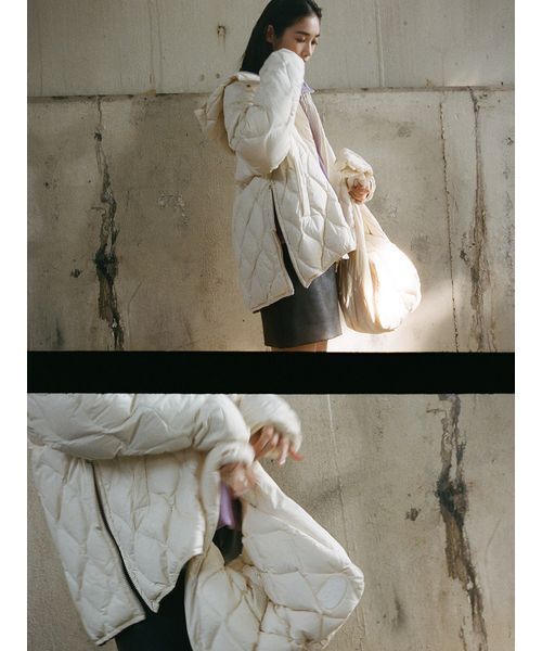 emmi（エミ）の「【emmi×TAION】キルティングショルダーバッグ（ショルダーバッグ・レディース・ブラック/アイボリー/ブラウン・F）」の10枚目の写真