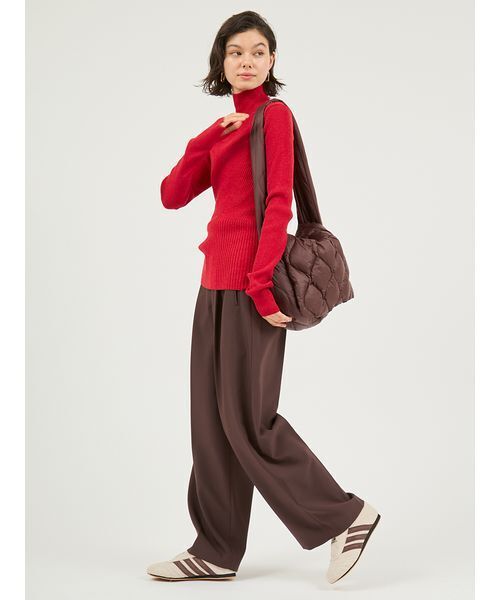 emmi（エミ）の「【emmi×TAION】キルティングショルダーバッグ（ショルダーバッグ・レディース・ブラック/アイボリー/ブラウン・F）」の19枚目の写真