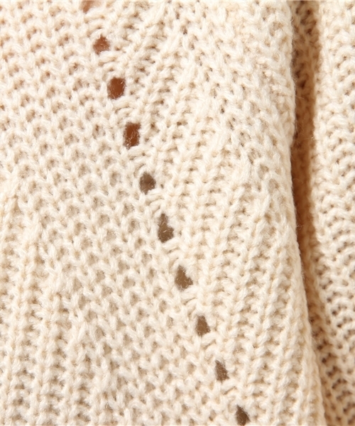 Heather（ヘザー）の「タートルネックカタアゼロングワンピース　709310（ワンピース・レディース・ブラック/アイボリー/ダークブラウン・FREE）」の4枚目の写真