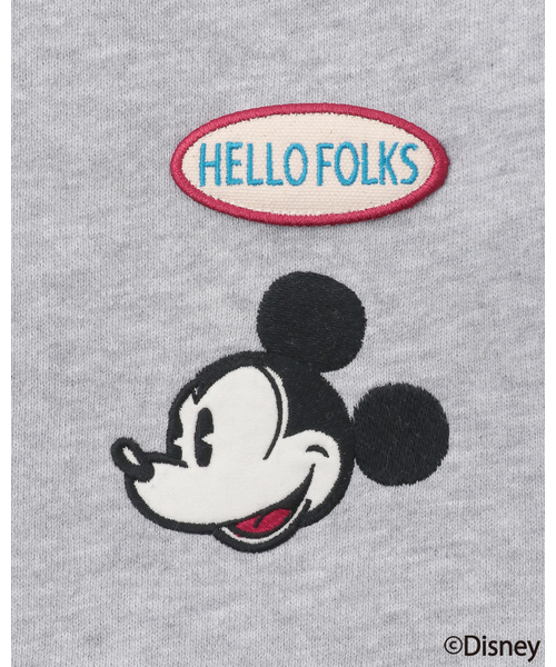 petit main（プティマイン）の「【Disney】【リンク】ワッペントレーナー（スウェット・キッズ・チャコール/トップグレー/ネイビー・110cm/130cm/90cm/80ｃｍ/100cm/120cm）」の12枚目の写真