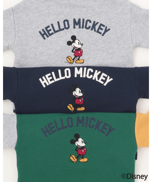 petit main（プティマイン）の「【Disney】【リンク】ワッペントレーナー（スウェット・キッズ・チャコール/トップグレー/ネイビー・110cm/130cm/90cm/80ｃｍ/100cm/120cm）」の15枚目の写真