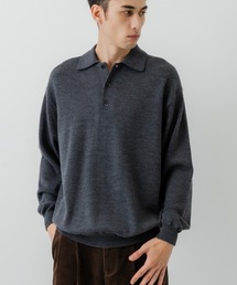 URBAN RESEARCH | CASH FEEL W/MID ニットポロ(ニット/セーター)
