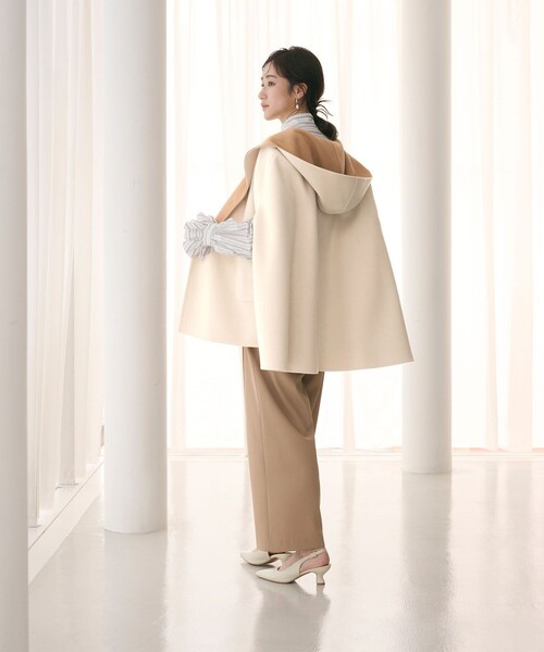 セール】バイカラー リバー フードケープ（その他アウター）｜UNITED